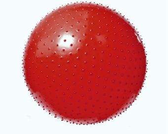 Мяч игольчатый красный 602/65 