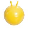 Мяч с рожками 45 см желтый М-345 