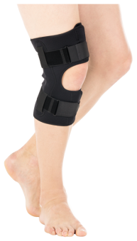 Бандаж на коленный сустав Т-8508 сильной степени фиксации с двумя металлическими шарнирами рекоменду